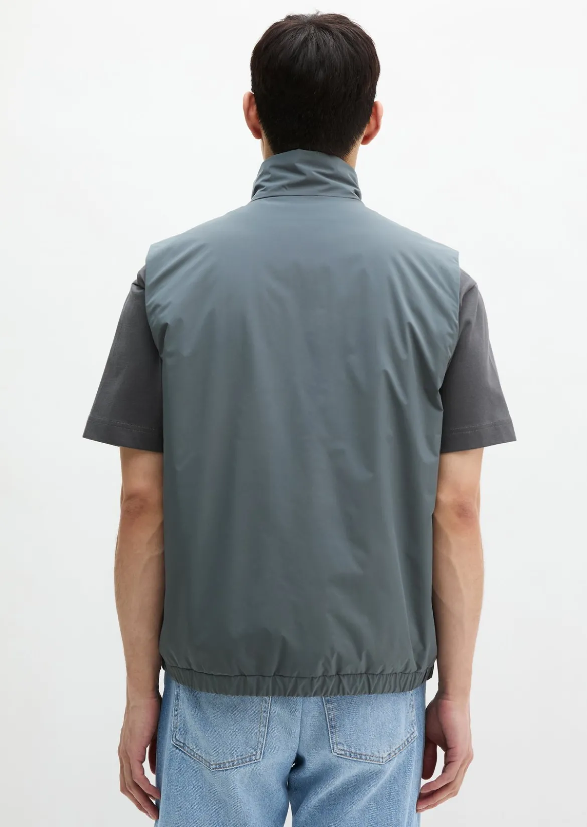 Outdoor-Weste regular aus recyceltem Polyester