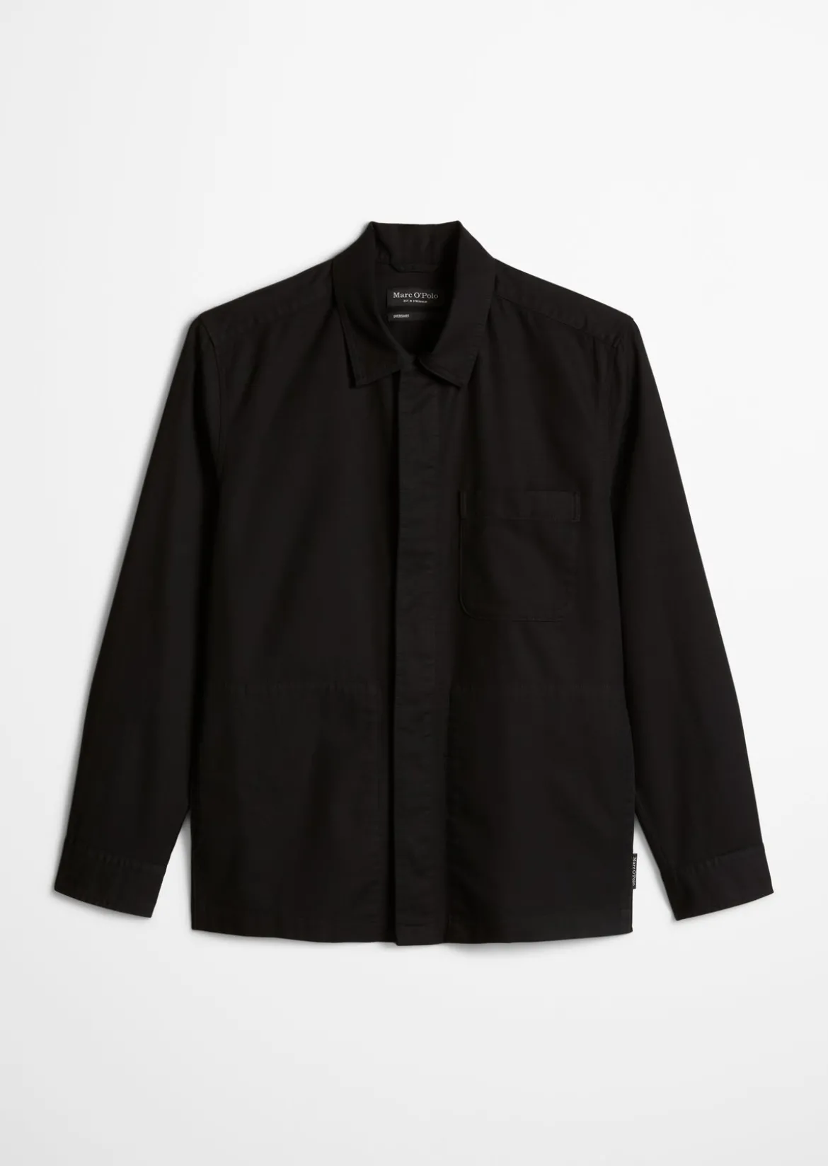 Overshirt aus Bio-Baumwolle und Leinen