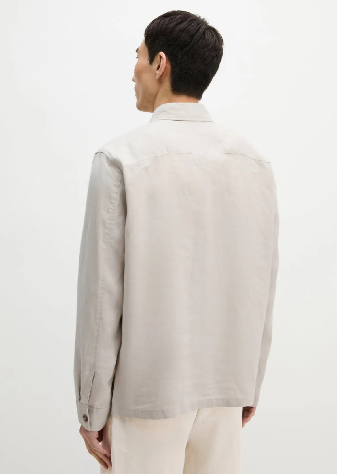Overshirt aus reinem Leinen