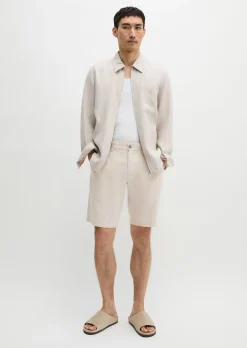Overshirt aus reinem Leinen