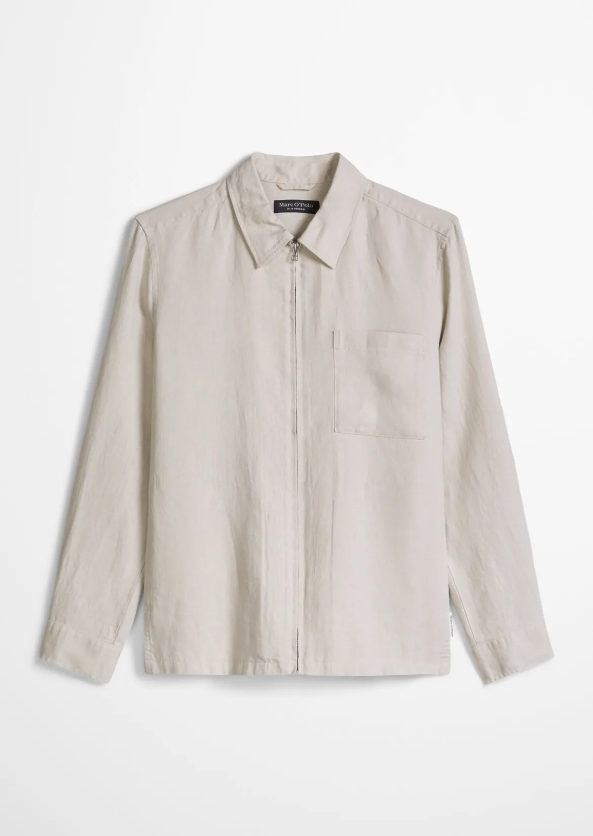Overshirt aus reinem Leinen