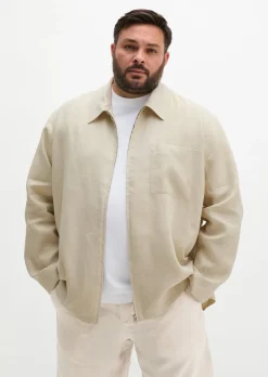 Overshirt aus reinem Leinen