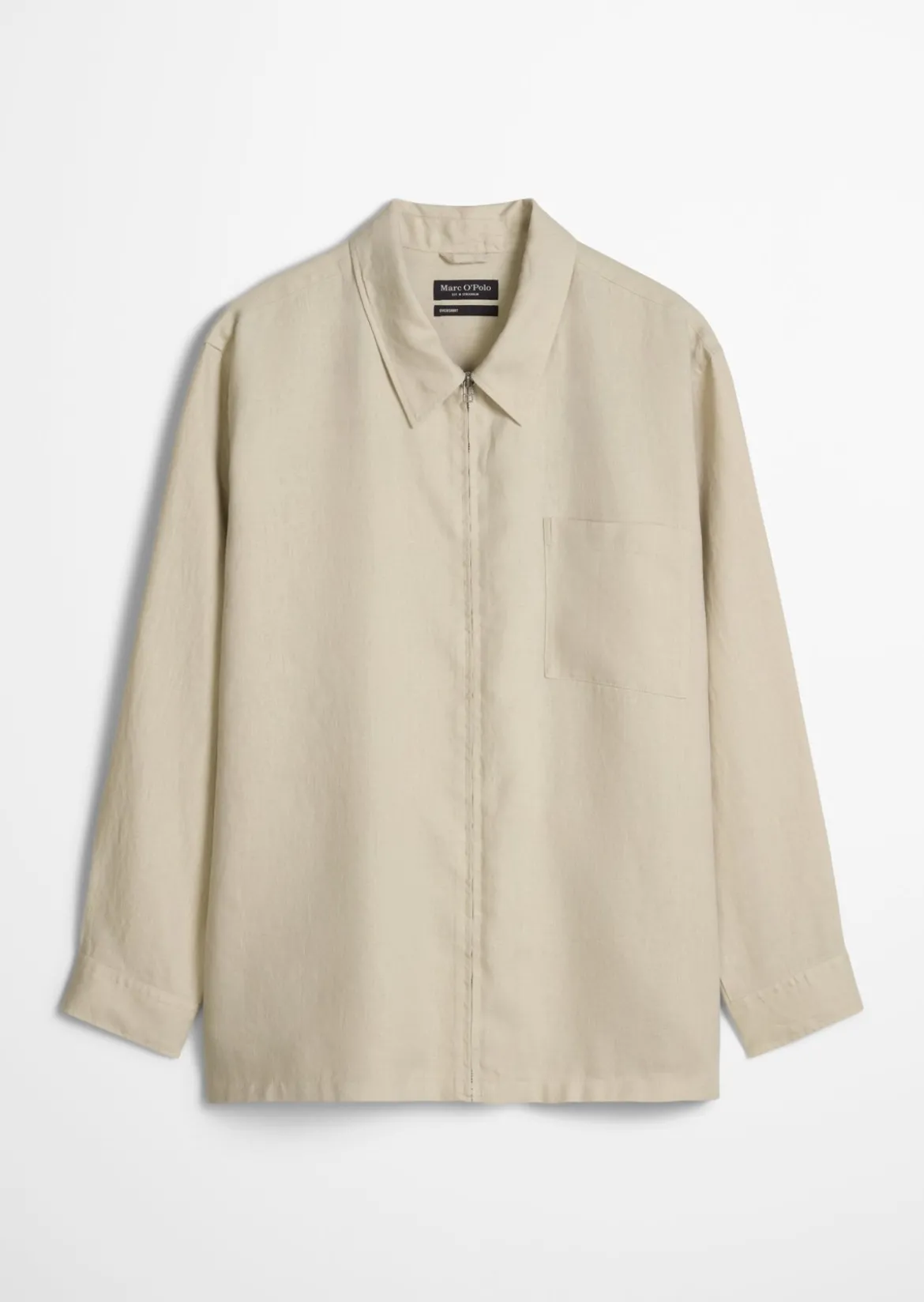 Overshirt aus reinem Leinen