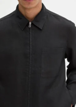 Overshirt aus reinem Leinen