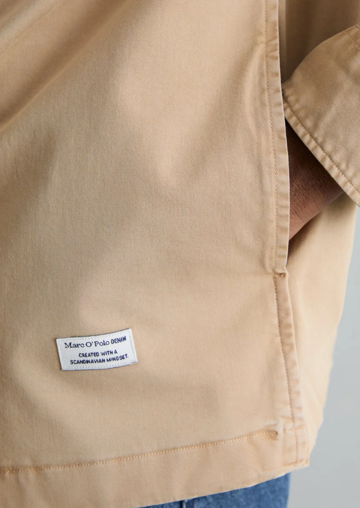 Overshirt aus robustem Bio-Baumwoll-Mix