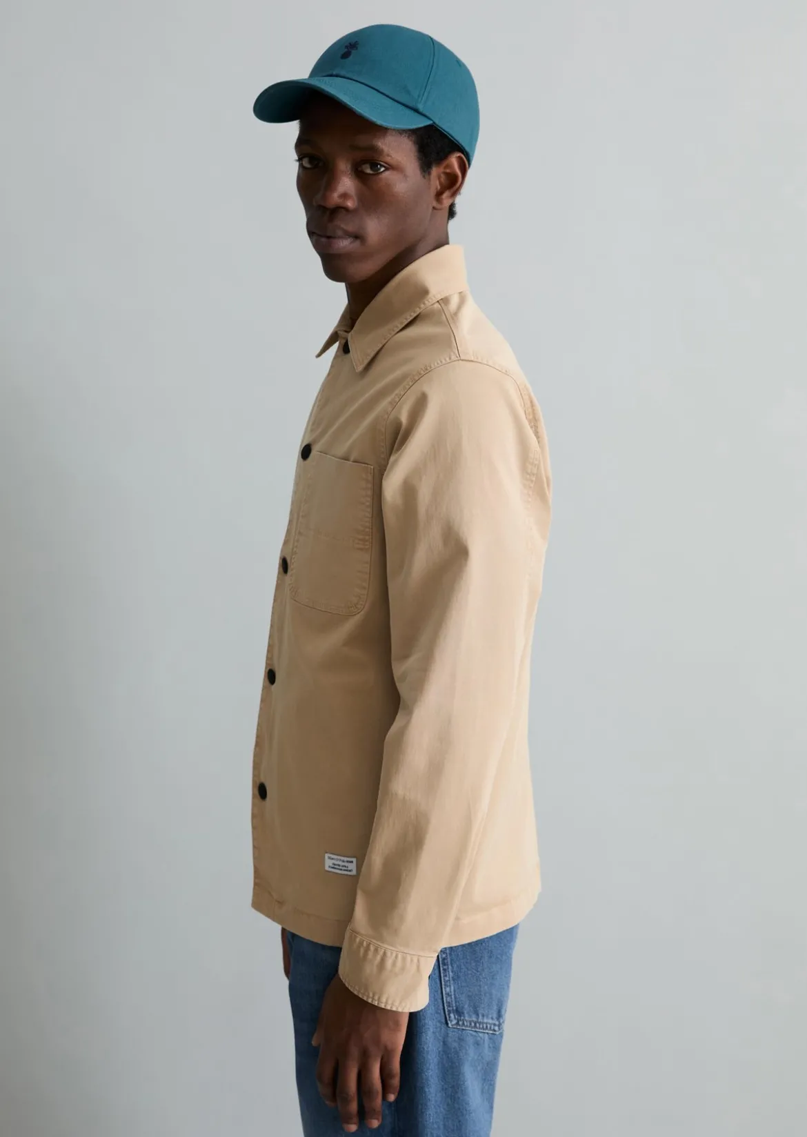 Overshirt aus robustem Bio-Baumwoll-Mix