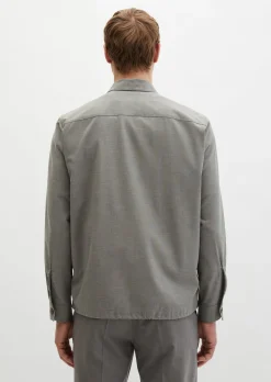 Overshirt aus sommerlichem Woll-Mix
