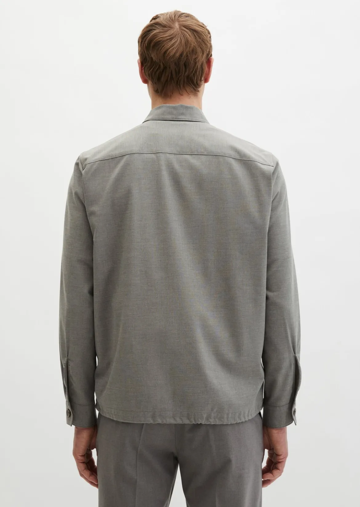 Overshirt aus sommerlichem Woll-Mix