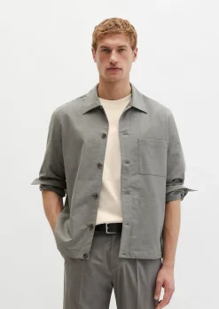 Overshirt aus sommerlichem Woll-Mix