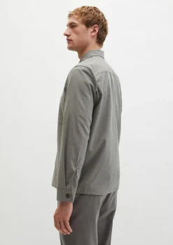 Overshirt aus sommerlichem Woll-Mix