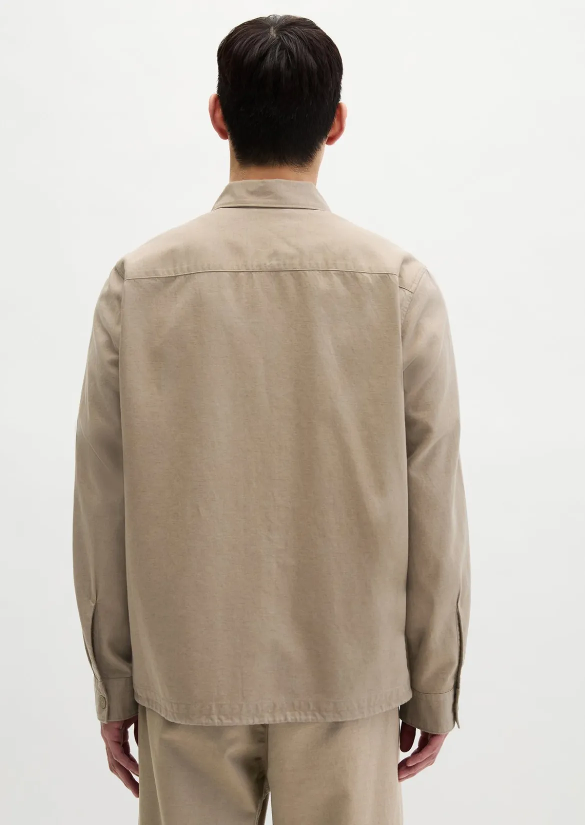 Overshirt aus TENCEL™ Lyocell -Leinen-Mix