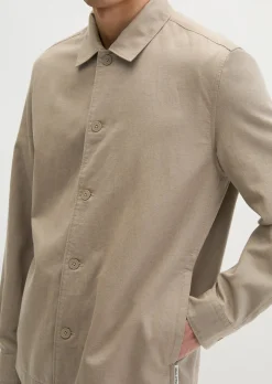 Overshirt aus TENCEL™ Lyocell -Leinen-Mix