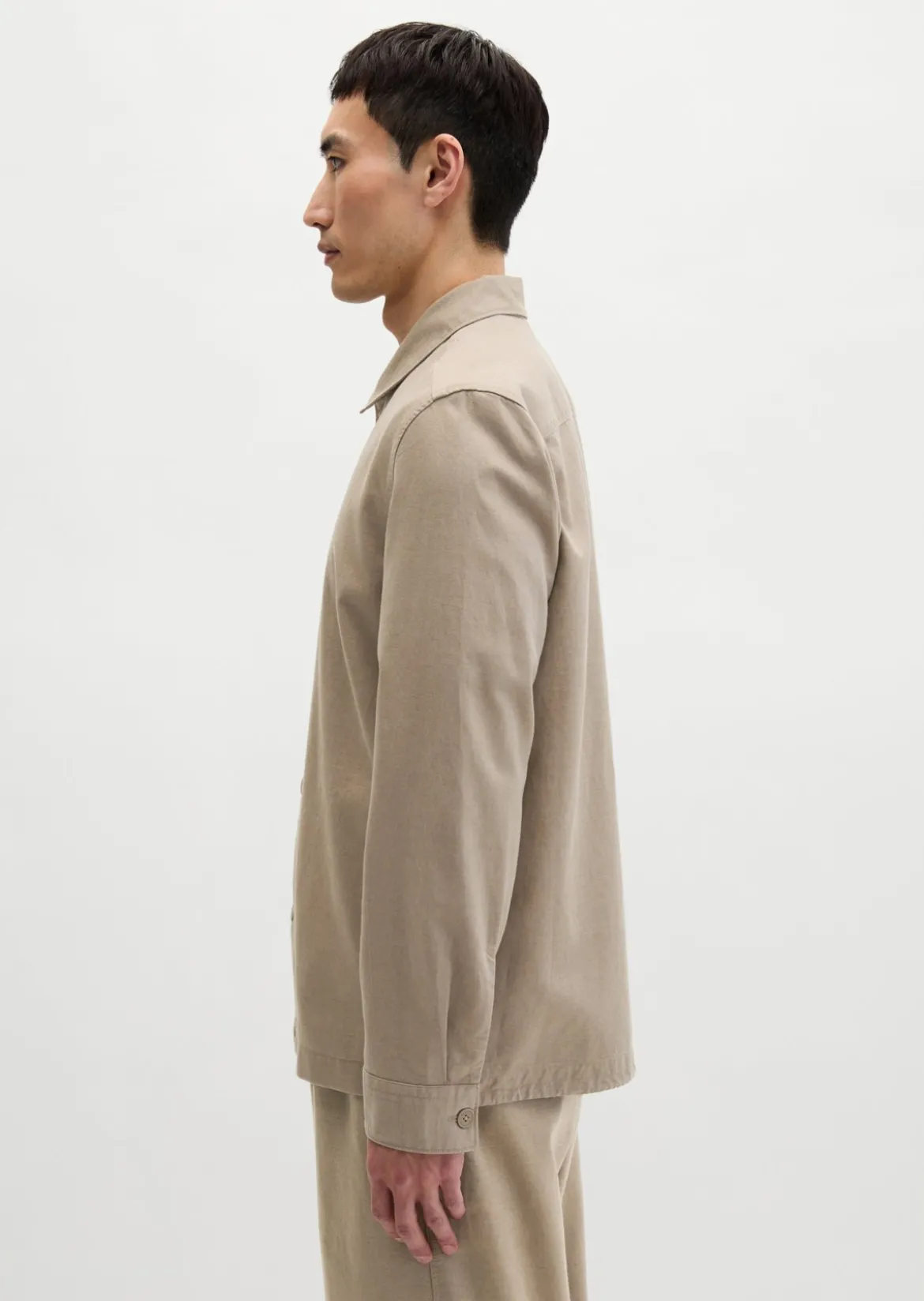 Overshirt aus TENCEL™ Lyocell -Leinen-Mix