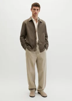 Overshirt aus TENCEL™ Lyocell -Leinen-Mix