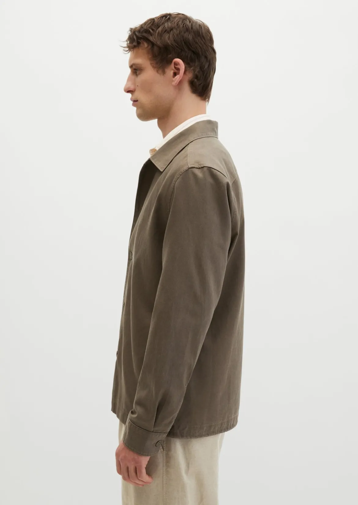 Overshirt aus TENCEL™ Lyocell -Leinen-Mix