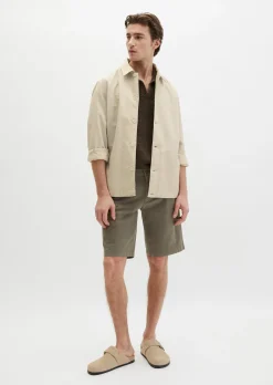 Overshirt aus TENCEL™ Lyocell -Leinen-Mix