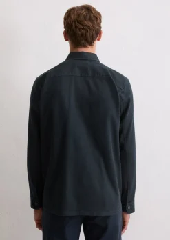 Overshirt aus weichem Bio-Baumwoll-Lyocell-Mix