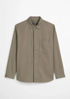 Overshirt aus weichem Bio-Baumwoll-Lyocell-Mix