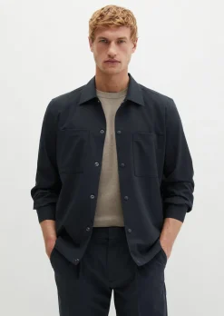 Overshirt DFB Travel Collection aus dehnbarem Tech Wool Blend