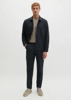 Overshirt DFB Travel Collection aus dehnbarem Tech Wool Blend
