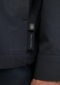 Overshirt DFB Travel Collection aus dehnbarem Tech Wool Blend