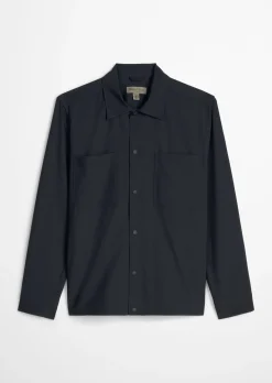 Overshirt DFB Travel Collection aus dehnbarem Tech Wool Blend