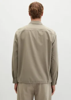 Overshirt DFB Travel Collection aus dehnbarem Tech Wool Blend