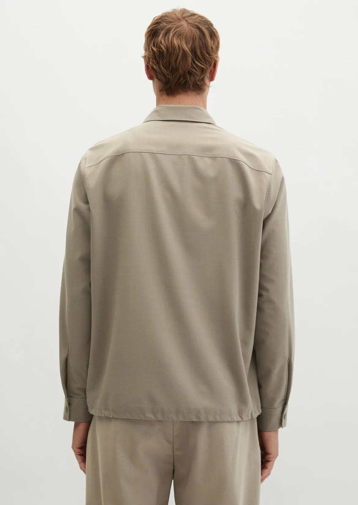 Overshirt DFB Travel Collection aus dehnbarem Tech Wool Blend