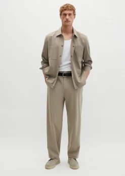 Overshirt DFB Travel Collection aus dehnbarem Tech Wool Blend