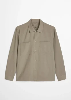 Overshirt DFB Travel Collection aus dehnbarem Tech Wool Blend
