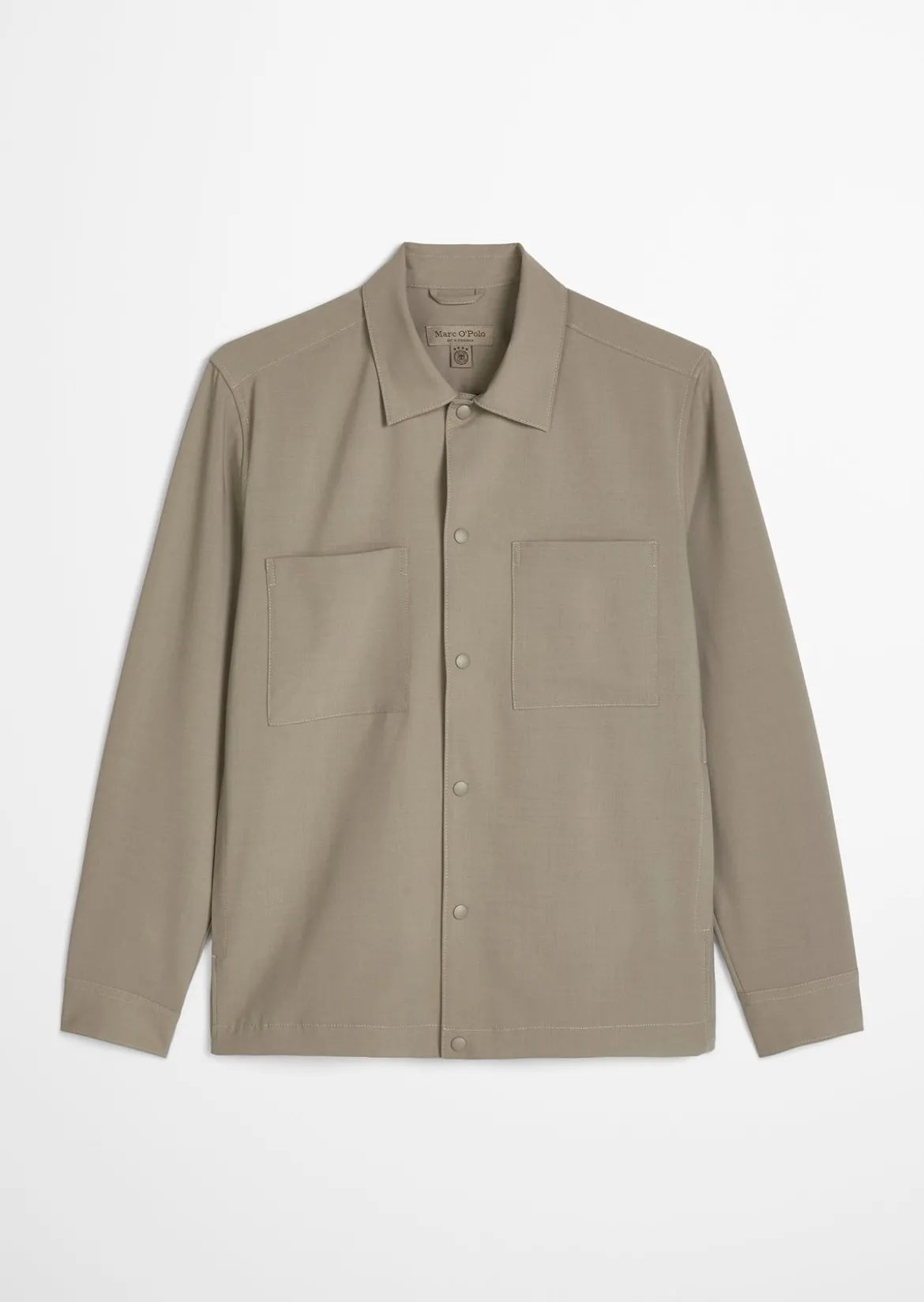 Overshirt DFB Travel Collection aus dehnbarem Tech Wool Blend