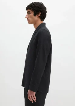 Overshirt im Sakko-Stil aus reinem Leinen
