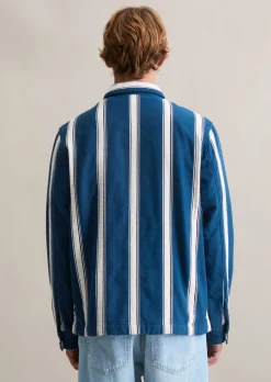 Overshirt mit vertikalen Streifen