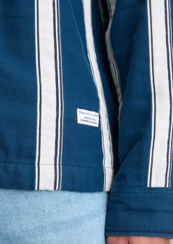 Overshirt mit vertikalen Streifen