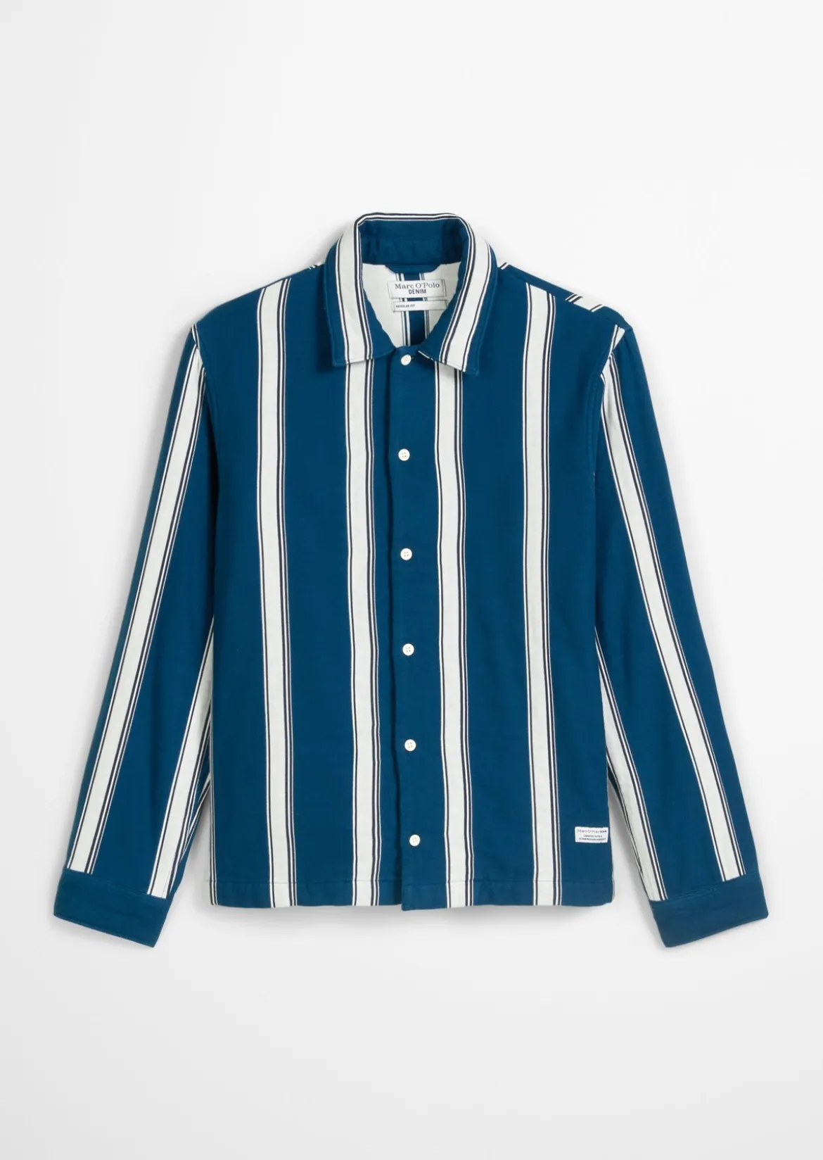 Overshirt mit vertikalen Streifen
