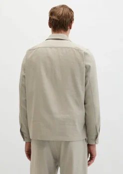 Overshirt regular aus weichem Funktionsleinen