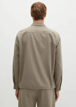 Overshirt Travel Collection aus dehnbarem Tech Wool Blend