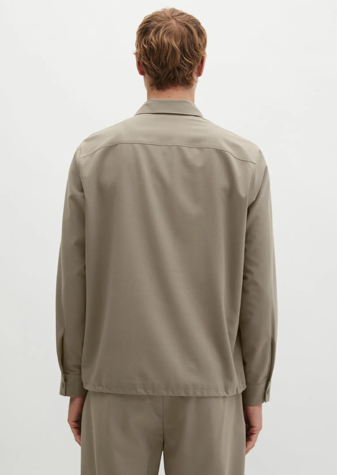 Overshirt Travel Collection aus dehnbarem Tech Wool Blend