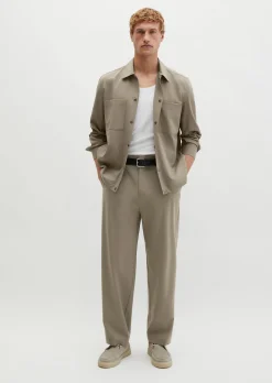 Overshirt Travel Collection aus dehnbarem Tech Wool Blend