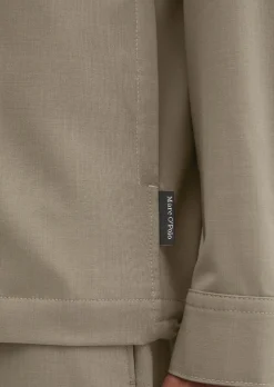 Overshirt Travel Collection aus dehnbarem Tech Wool Blend