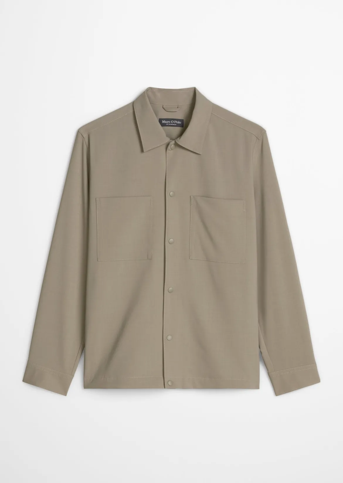 Overshirt Travel Collection aus dehnbarem Tech Wool Blend