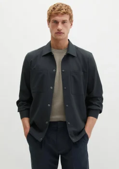 Overshirt Travel Collection aus dehnbarem Tech Wool Blend