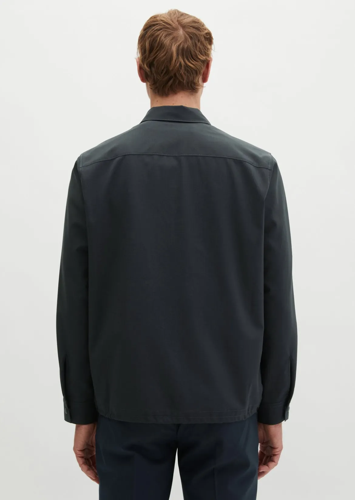 Overshirt Travel Collection aus dehnbarem Tech Wool Blend