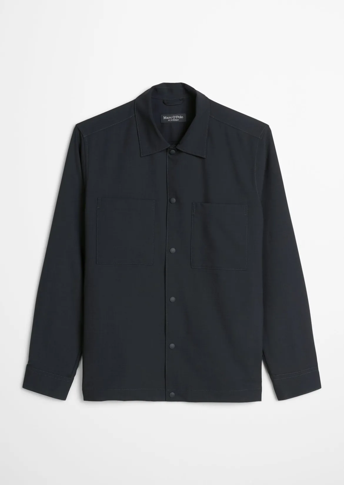 Overshirt Travel Collection aus dehnbarem Tech Wool Blend