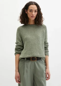 Oversize-Pullover aus Bändchengarn