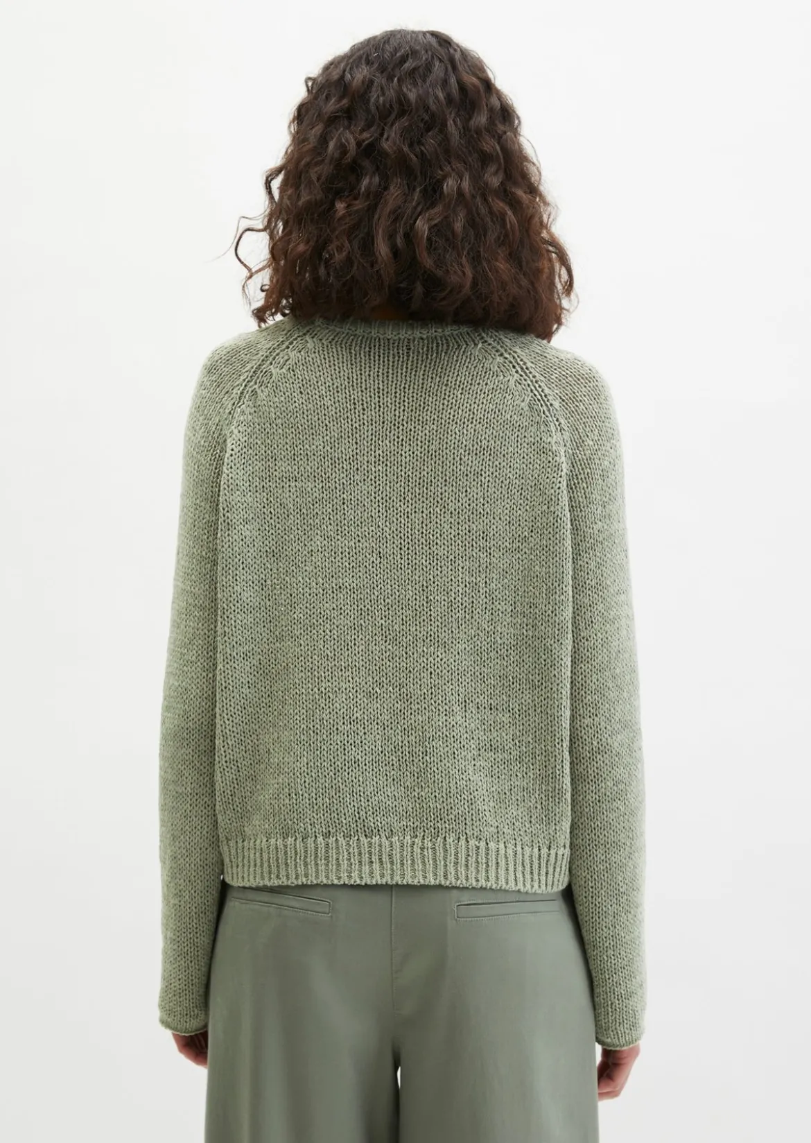 Oversize-Pullover aus Bändchengarn