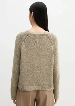 Oversize-Pullover aus Bändchengarn