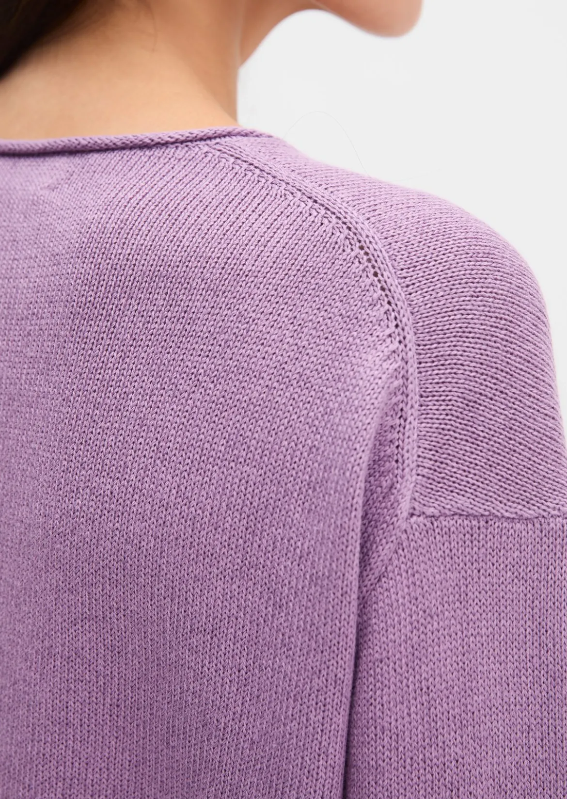 Oversize-Pullover aus Organic Cotton-Leinen-Mix