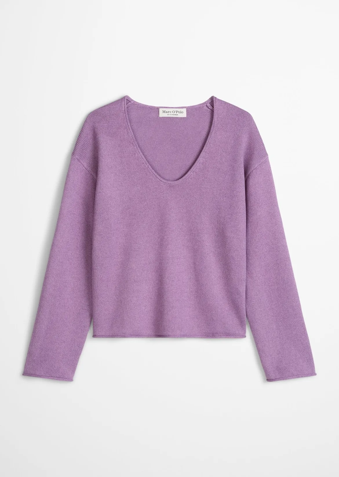 Oversize-Pullover aus Organic Cotton-Leinen-Mix