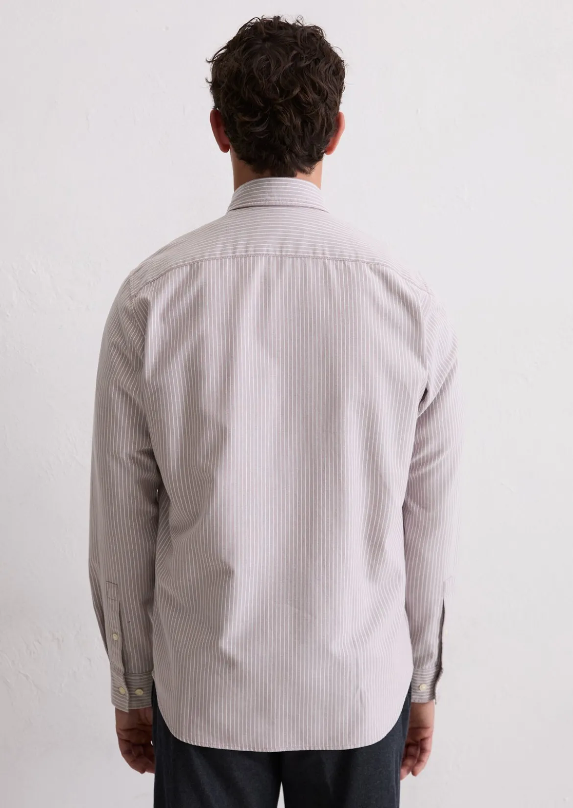 Oxford-Hemd regular mi Button-Down-Kragen